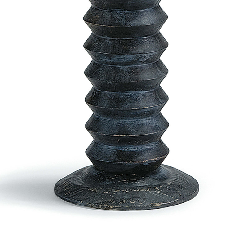 Accordion Floor Lamp, Ebony