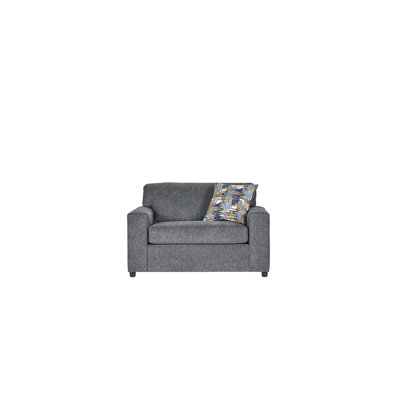 Fauteuil rembourré 51 po avec coussin bleu Gio Batik