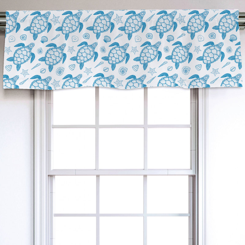 Sateen Ruffled Window Valance