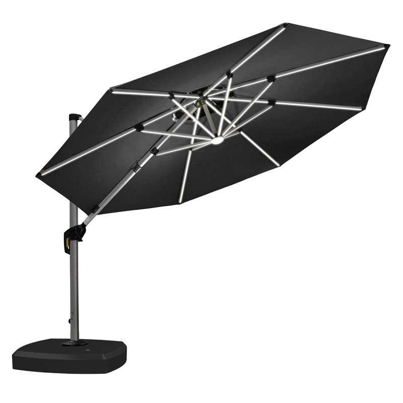 Parasol en porte-à-faux 11 po, Gris