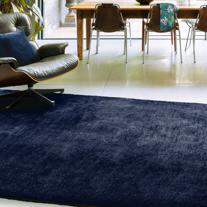 Barbara Solid Colour Shag Area Rug, Rectangle 200 x 290cm