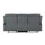 Canapé inclinable en tissu Global-712482652