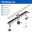 24 Inch Linear Shower Drain With Tile Insert Panel & Adjustable Feet Stainless Steel Shower Floor Drain Long Rectangle Shower Linear Drain With Hair Strainer-123811234