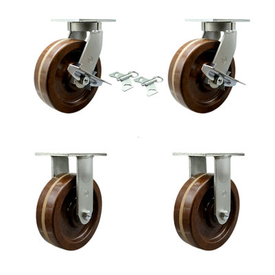 Ensemble de roulettes 4 pièces