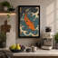 Koi in Motion Japandi - Wrapped Canvas-1732615055-1732615063