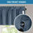 100% Blackout Curtain Valances for Kitchen Windows/Bathroom/Living Room/Bedroom Thermal Insulated Rod Pocket Valances for Windows, 2 Pack-1508882544