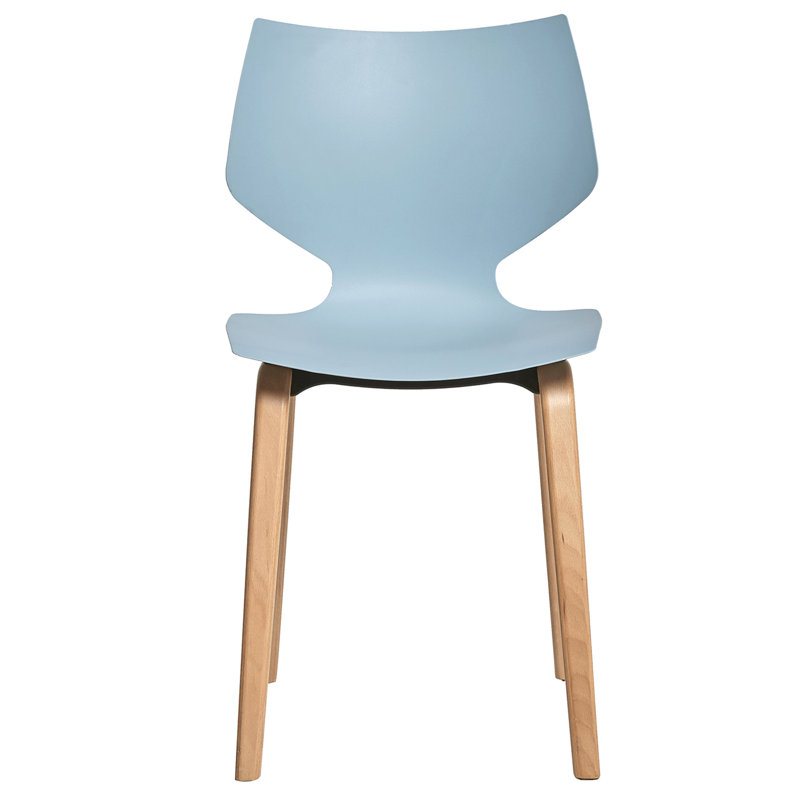 Kaylynn 46cm H Wing Back Side Chair, Light Blue