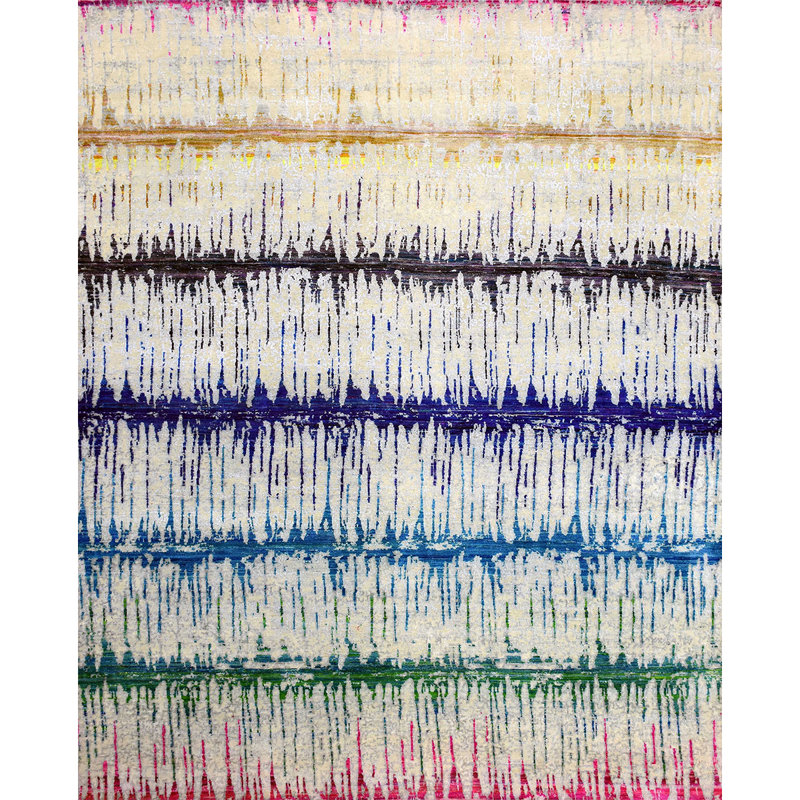 Mohit Flatweave Striped Area Rug, Rectangle 8' x 10'