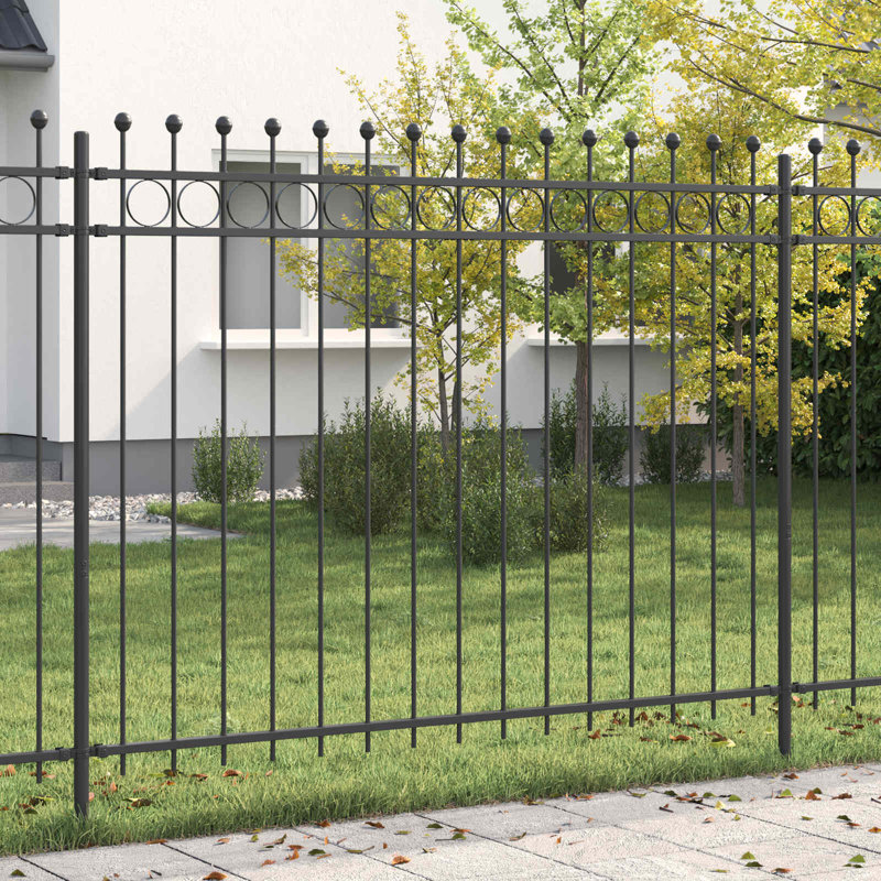 Powder-Coated Steel Fence Panels Included, 200cm H x 200cm W