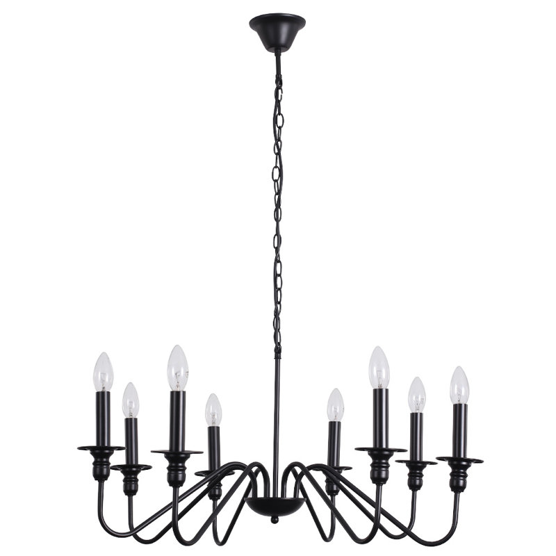 6 - Light Matte Black Pendant