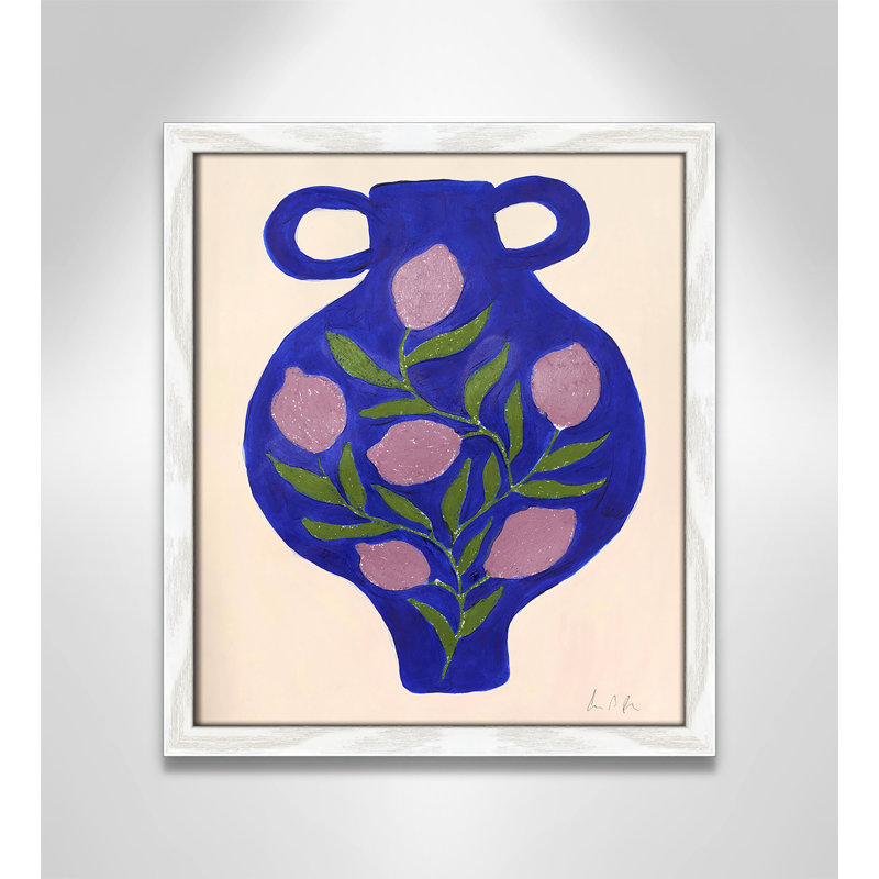 Vase n ° 03 par Camilla Bergqvist, Reproduction encadrée blanche sans passe-partout, H 15 po x l 13 po x P 0,75 po