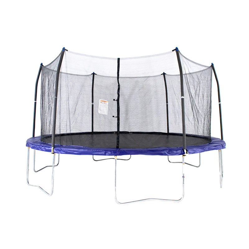 Trampoline d'extérieur rond 16 pi avec enceinte Skywalker Trampolines - bleu