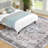Oriental Machine Washable Rug with Rubber Backing for Living Room Floral Non-Slip Area Rug Easy-Cleaning Vintage Floor Carpet for Bedroom Dining Room Office Playroom Nursery-1858764040