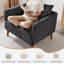 Chaise avec accoudoirs rembourrés 37 po-112255722
