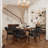 LUMERA Collection Tufted Arm Dining Chair Black-608087499-667664906