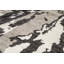 Abstract Area Rug in Charcoal/Beige/White