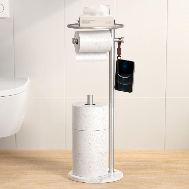 Geertruida Free Standing Toilet Paper Holder