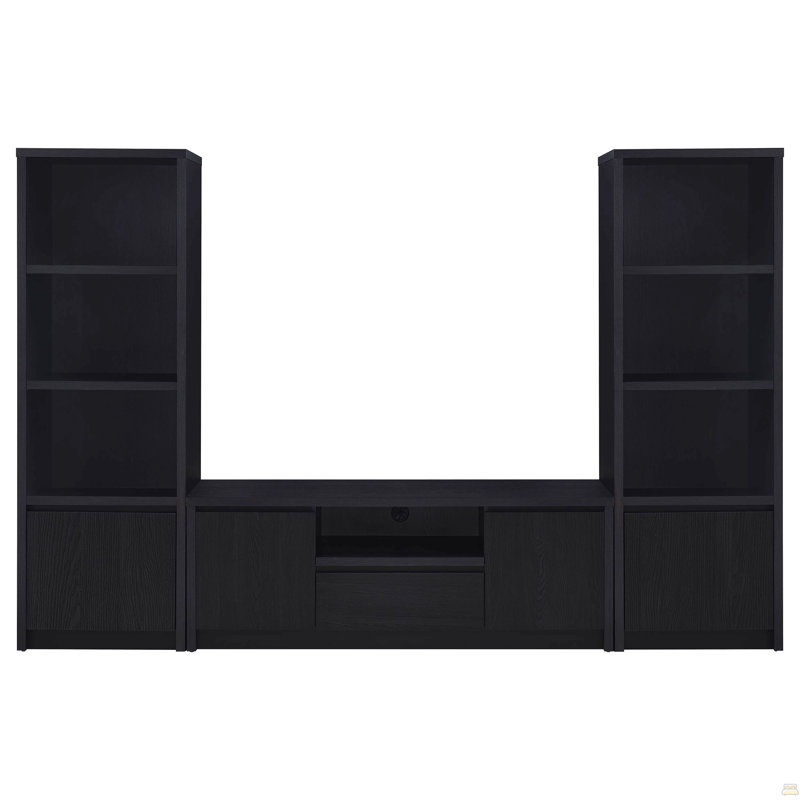 3-Piece Entertainment Center, 70.75"H x 107"L x 15.5" W
