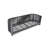 Hans Outdoor Patio Sofa With Cushions-131075243