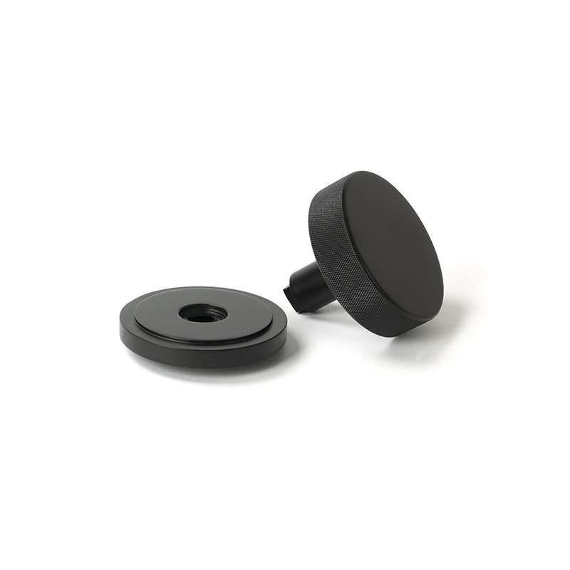 Brompton Single Dummy Door Knob, Aged Bronze