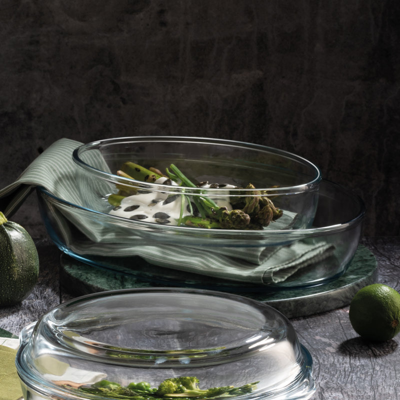 Pasabahce Oval Glass Baker Bakeware