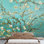 Almond Blossom Vincent Van Gogh, Floral Mural, Vintage Boho Removable Contact Paper