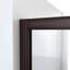 Porte de douche coulissante en verre transparent huilé 56-60 x 72 Levantine-102335816