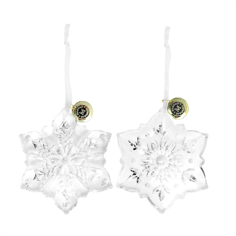 Crystal Snowflake Holiday Shaped Ornament