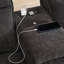 Causeuse inclinable rembourrée avec causeuse inclinable et haut-parleurs Bluetooth