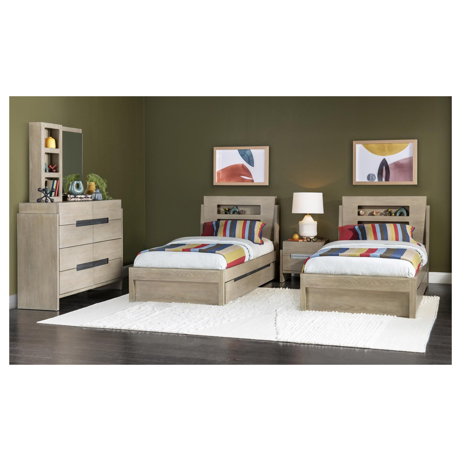 Klier Complete Panel Bed, Twin