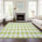 Fayme Washable Geometric Indoor / Outdoor Rug-720611747