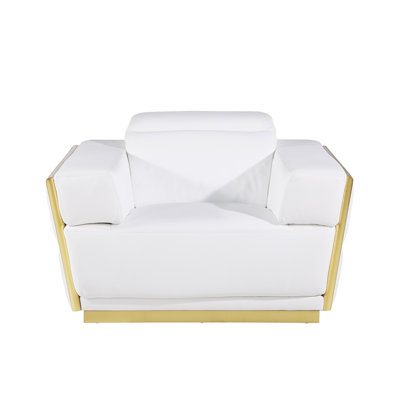 Hadice Top Grain Italian Leather Chair