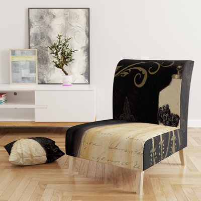 Fauteuil de chambre French Chandeliers Couture II - Velours