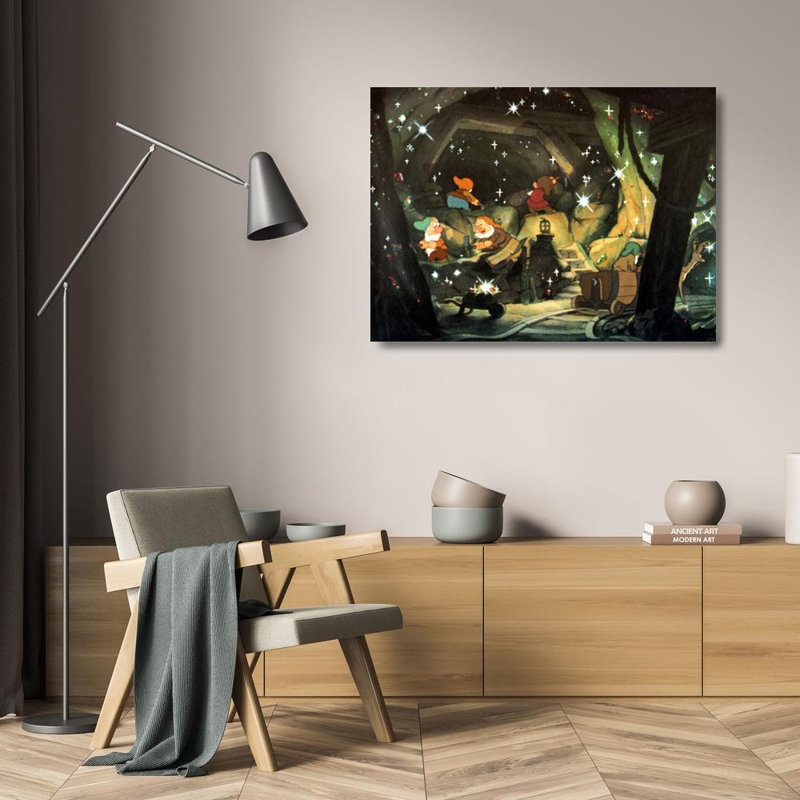 The Dwarfs' Mine, 18" H x 24" W