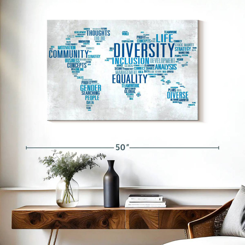 Work Dynamics Map, 26" H x 39" W
