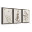 Neutral Botanical Study IV - Ensemble de 3 peintures sur toile encadrées-95259188-95259186