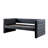 Gray Finish Transitional Style Daybed With Trundle Nailhead Trim Padded Button Tufted Upholstery Tuxedo Design Slat Kit Included