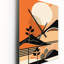 Jalexia - Horloge murale paysage moderne-1007890916