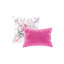 Très grand / très grand lit avec édredon floral rose et avantages pour les coussins décoratifs-127364704