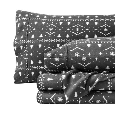 Ensemble de literie en flanelle 100 % coton