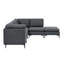 Canapé modulaire en lin rembourré avec pieds en métal-130091680-130091686-130091684