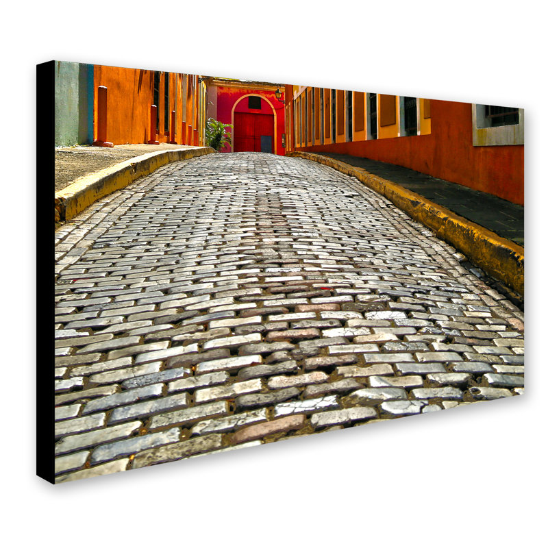 Vieux san juan 14, reproduction de photo sur toile tendue, H 12 po x l 19 po x P 2 po
