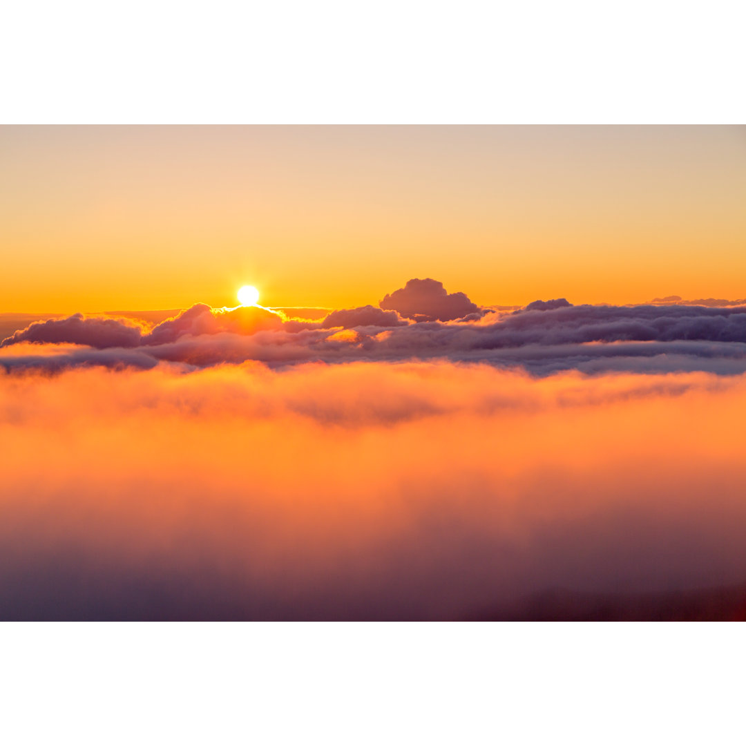 Mount Haleakala Sonnenaufgang von nadia - Kunstdrucke auf Leinwand