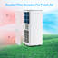 Déshumidificateur par évaporation portatif Costway 10000 Btu