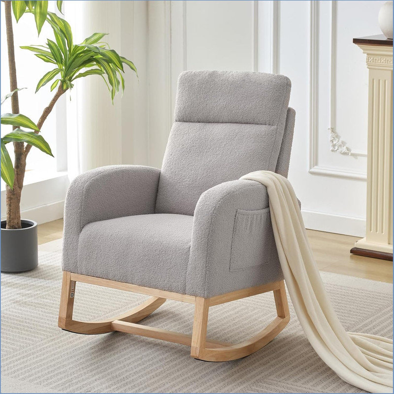 Rocking Chair, Grey