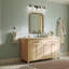 Éclairage pour salle de bain 4 lumières avec verre transparent 31,25 po Stamos-131043092-131043095-131043096