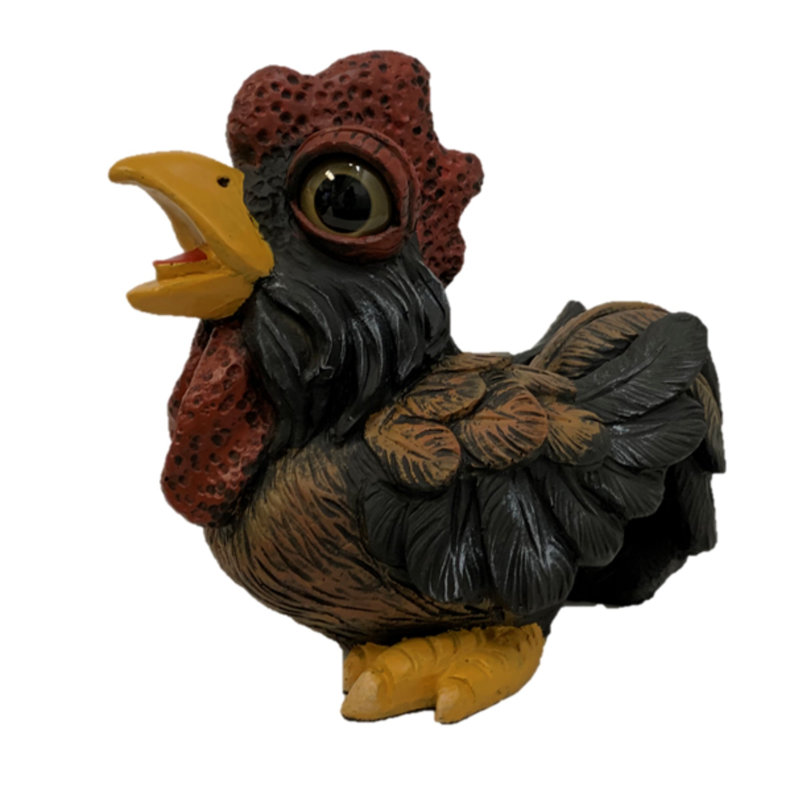 Statue de jardin fantaisiste «Lucky», H 16 po x l 18 po x P 12 po