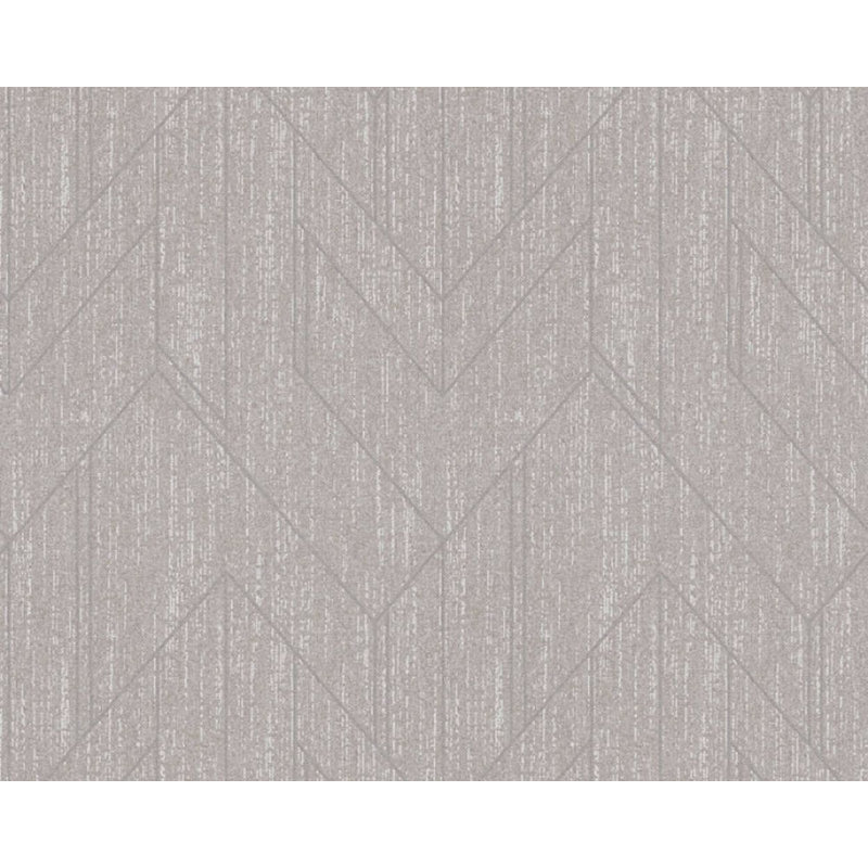 Rouleau de papier peint texturé L 33 pi x l 21 po Gyneth, Gris / argent