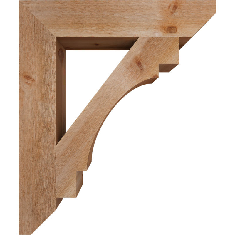 Support de scie à ardoise brute l 6 po x P 32 po x H 38 po, cèdre rouge de l'Ouest, Cèdre rouge, H 38 po x l 6 po x P 32 po