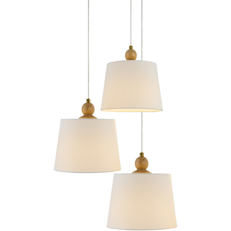 Myoshia 3 - Light Chandelier, White
